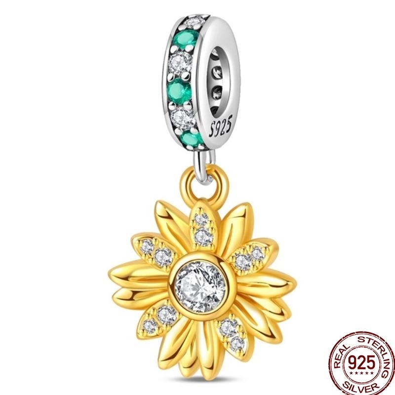 Original Copper Charm Beads Luminous Firefly Tarot Card Perfume Butterfly Bead For Women Diy Bracelet Charm Jewelry