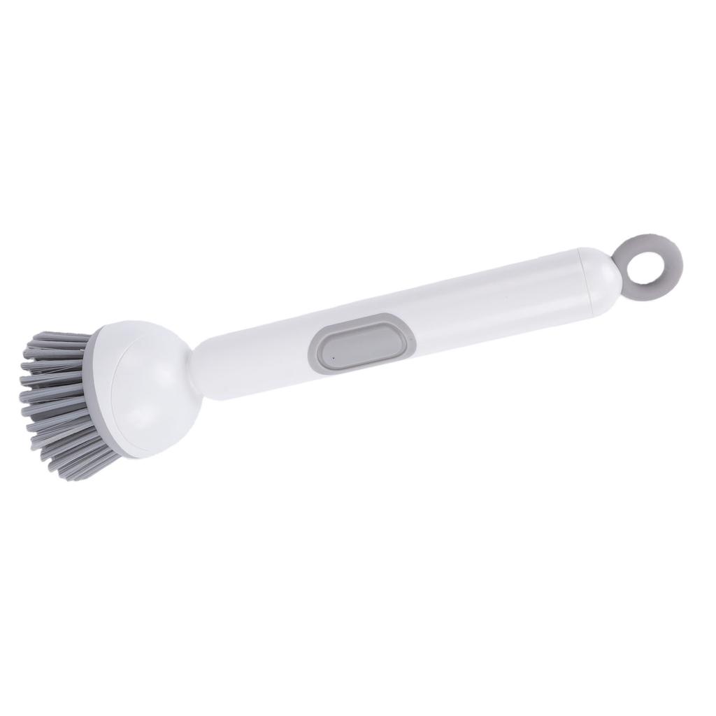Dish Brush with Detergent Dispenser Adjustable Angle Rotating Scrub Brush for Pots Pans Kitchen Cleaning Brush for Sink