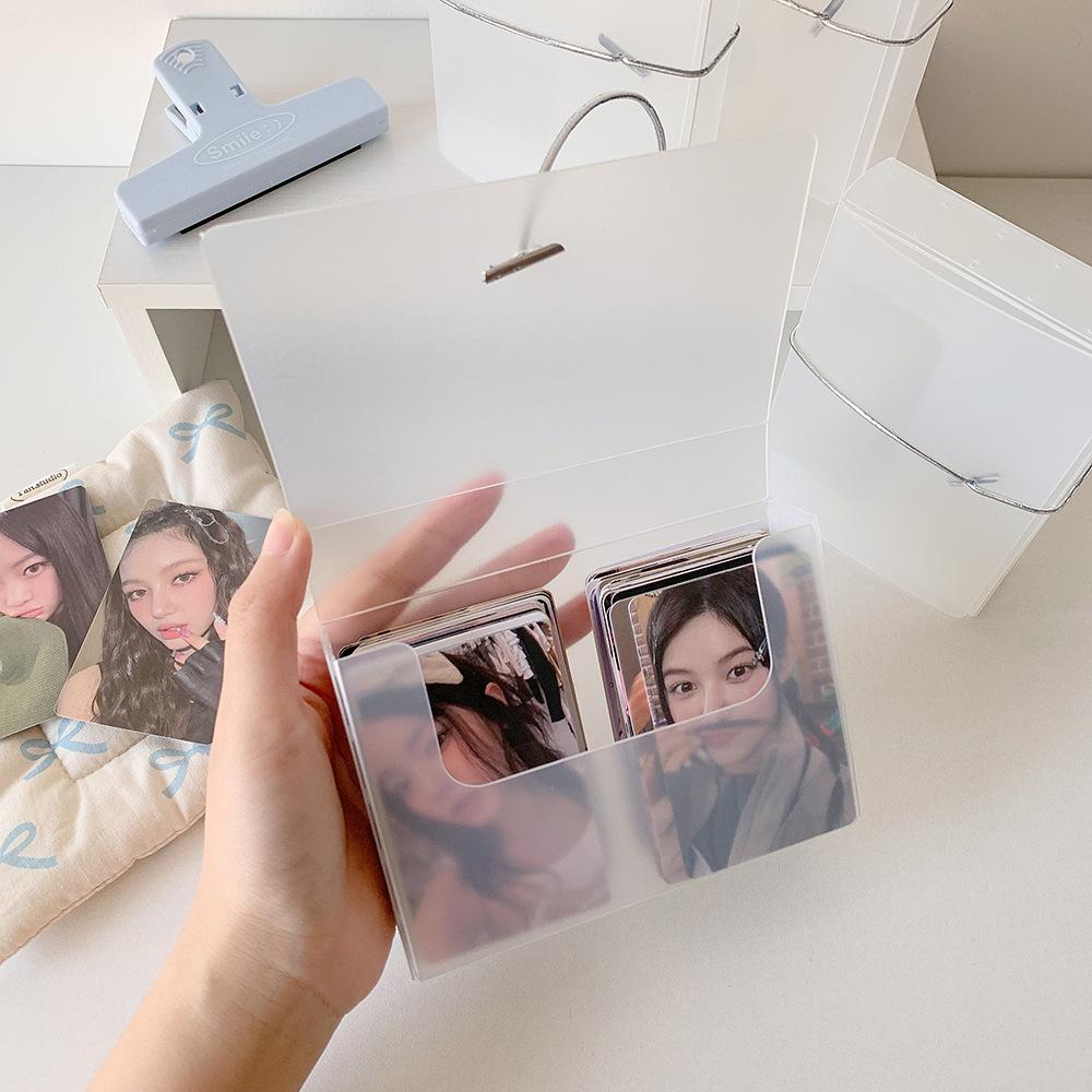 Idol Photo Card ID Photo Photocard Frame Idol Card Display Protector  Girls Gift