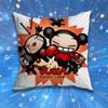 Cute Cartoon Pucca Garu Pillow Case Living Room Sofa Cushion Cover Suitable For Home Bedroom Room Decoration