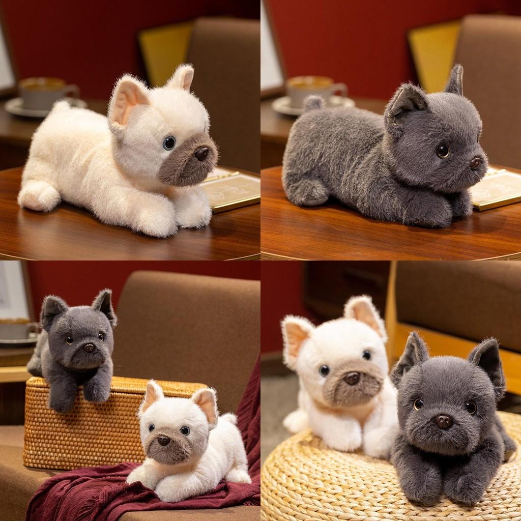 Plush Dog Toy Corgi Bulldog Soft Stuffed Animal For Kids Gift