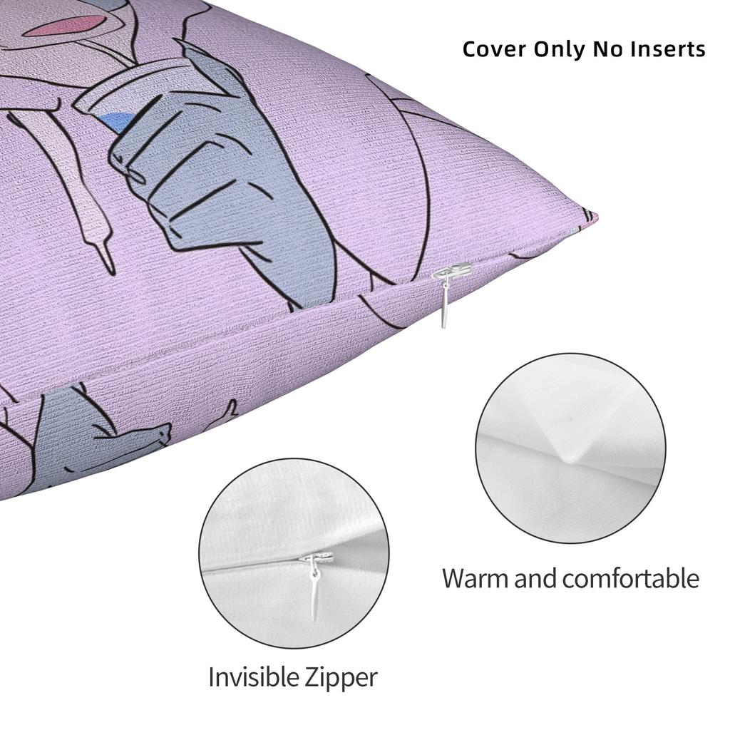 Animal Legoshi Wolf Pillow Cover Novelty Pillow Case For Sofa Couch Bed Living Room Soft Pillowcases Birthday Present