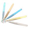 Stainless Steel 7-Shaped Eagle Beak Eyelash Extension Tweezers for Beauty Salons