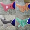 Women's Christmas Bow Knitted Socks - Crocodile & Shark Designs for Warmth