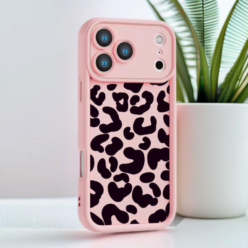Leopard Print Phone Case for iPhone 13/14/15Pro/16ProMax/17
