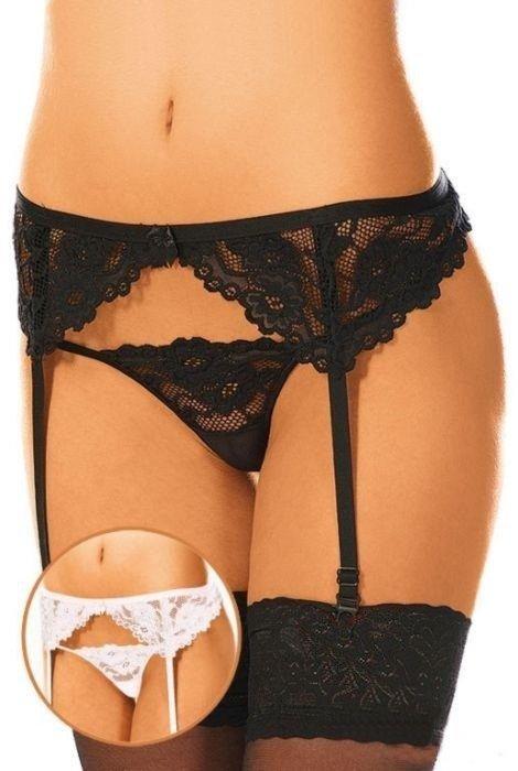 Black Garter Belt and Thong Softline 3309 /