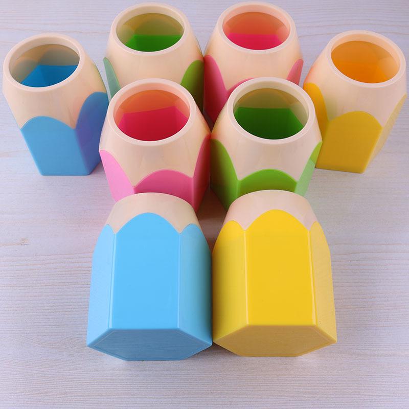 Candy Color Large-Capacity Pen Holder for Students and Children
