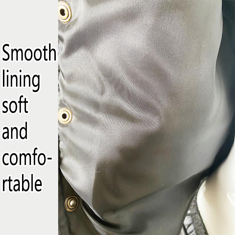 Binding Vest Leather Vest Men's Motorcycle Shoulder Four Season Cycling Clip Classic Embroidered Badge The Optical Board Has No Wiring Attached.