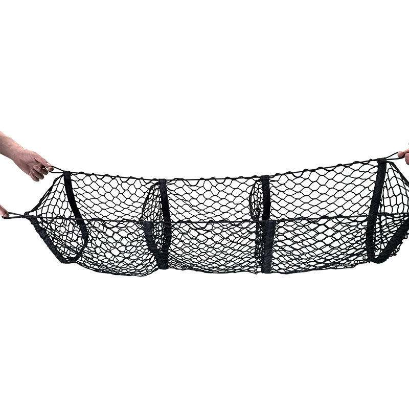Car Trunk Net Bag Three Grid Luggage Net Three-Dimensional Three-Dimensional Net Pocket