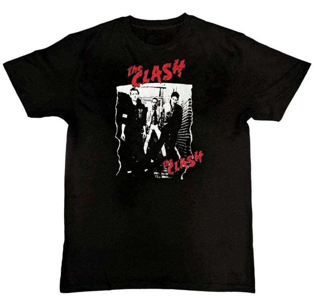 The Clash Band Graphic Print Unisex Mens 100% Cotton T-shirt Mens Tees Top