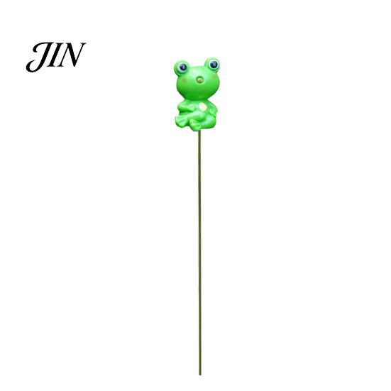 Colorful Frog Ornaments for Potted Plants Garden Stakes, Waterproof Resin Miniature Ornaments, Cute Figurines, Succulents Decorative Stakes