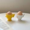 Eierbecher Erhöhter Boden Einfarbig Rutschfester Griff Guter Halt Make-up Schwamm Halter Mini Frühstück Keramik Eierhalter Esszimmer
