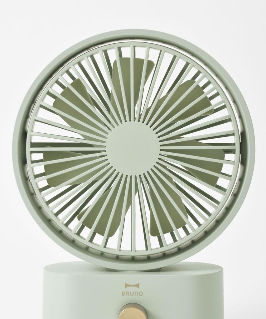 BRUNO Desk Fan, Quiet, Oscillating, Compact, Portable, Charcoal Gray, BDE061-CH