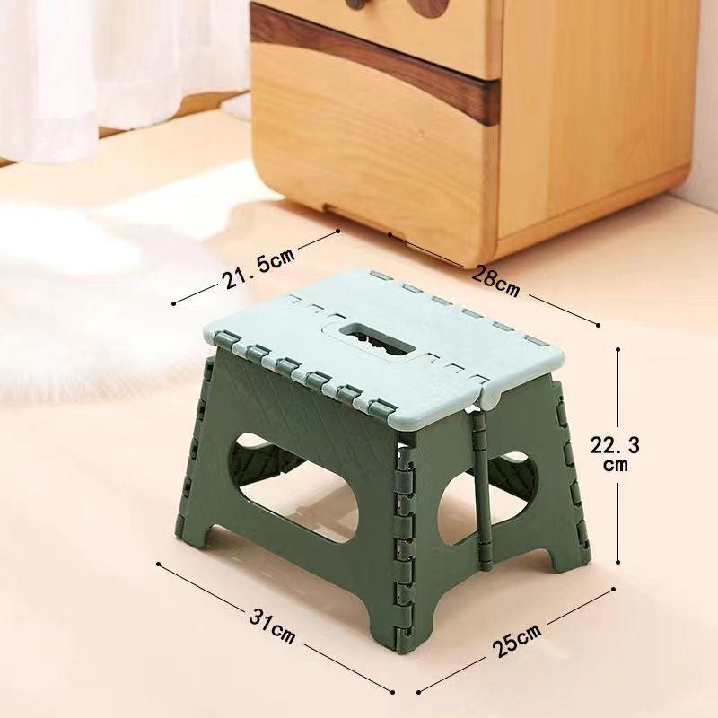 Thickened Folding Hand Stool High Quality Portable Folding Stool For Home Children's Stool Outdoor Low Stool Plastic Shoes Changing Small Bench