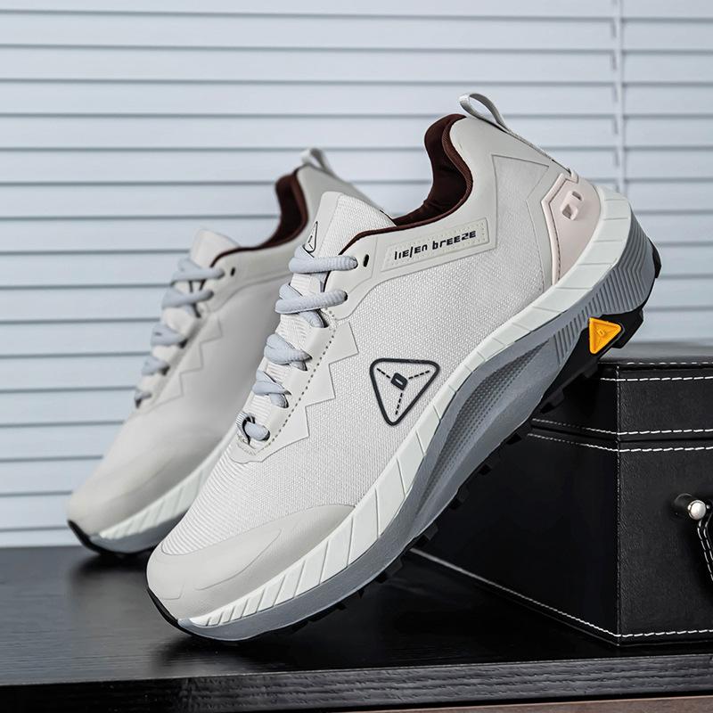 

Мужские походные ботинки для активного отдыха, нескользящие и износостойкие, для бездорожья, легкие, с амортизацией, дышащие 39 белый