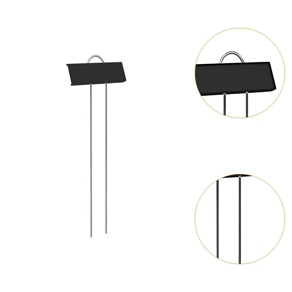 10x Metal Plant Tags Plant Category Tag Easy To Use Rustproof Garden Signs Planting Seedling Stake for Vegetables Herb Flower