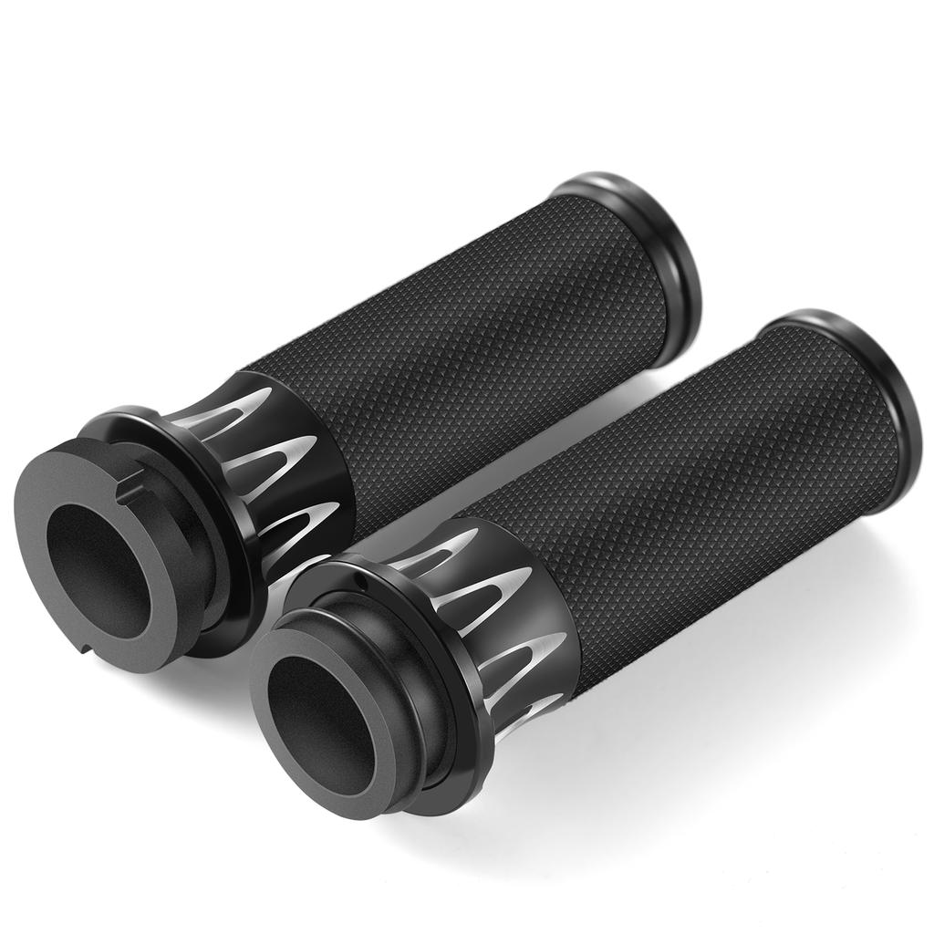 1" Electronic Throttle Grip Street Glide Flhx Handlebar Grips for Harley Road Glide Roadking 08-19
