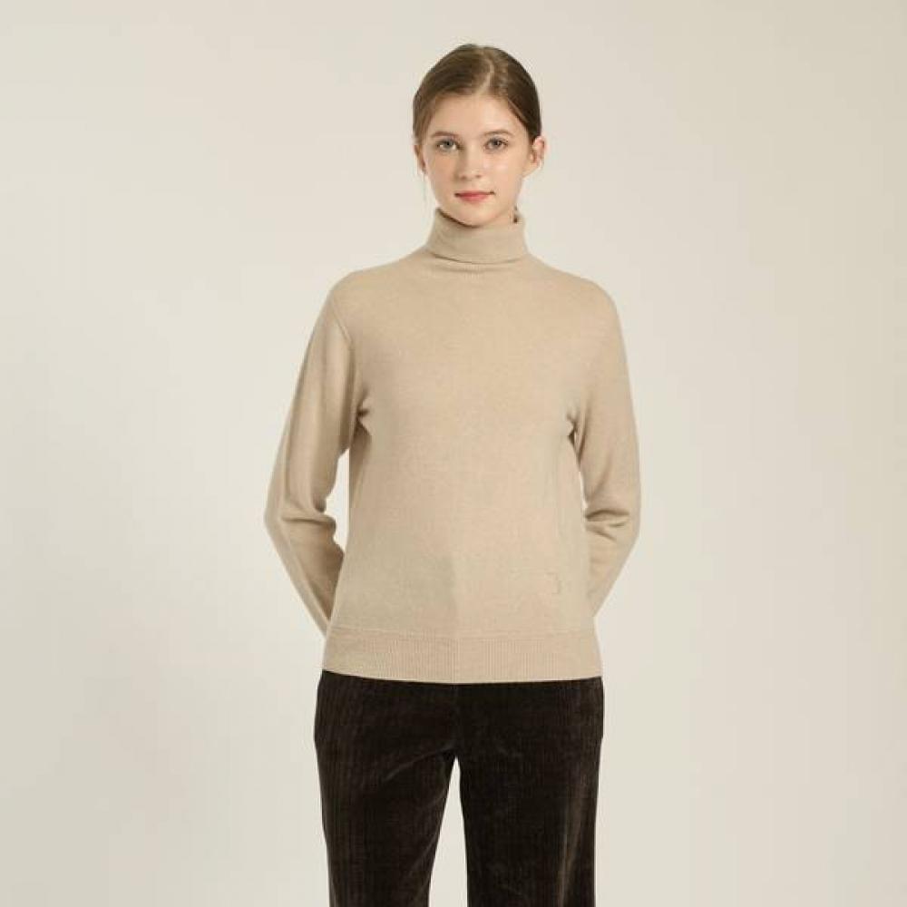 Bcbg Split Neck Cashmere Knit B5wak376 brown (74)/77