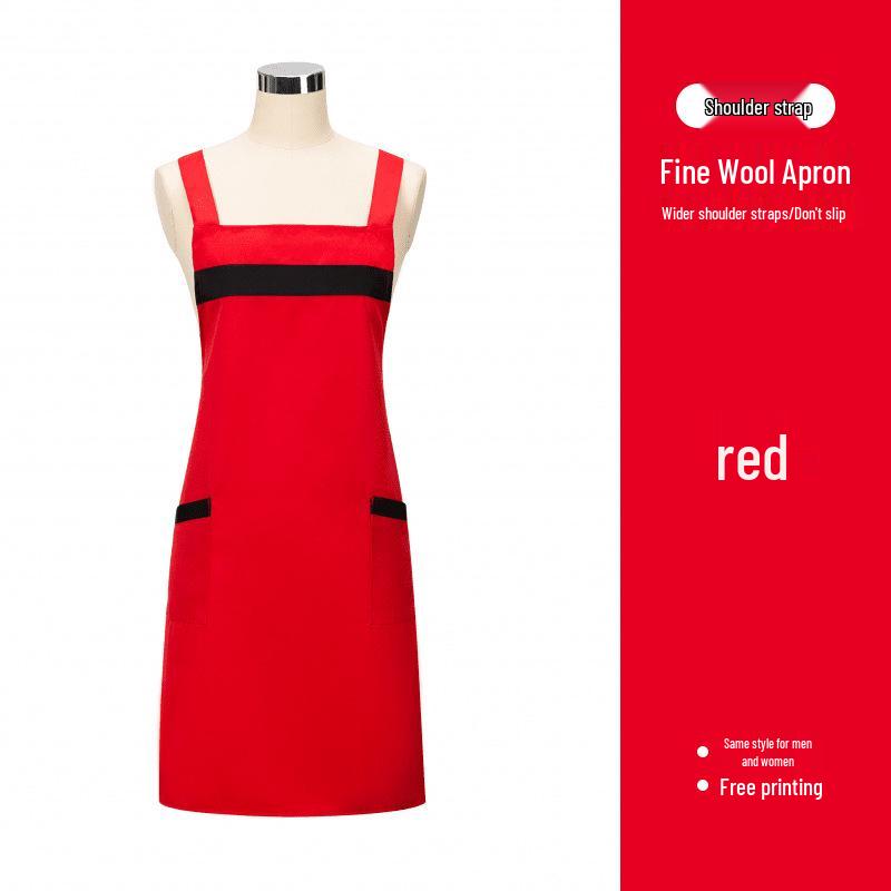 Waterproof Logo Apron for Catering, Coffee Shops, and Florists - Women's Waist Apron