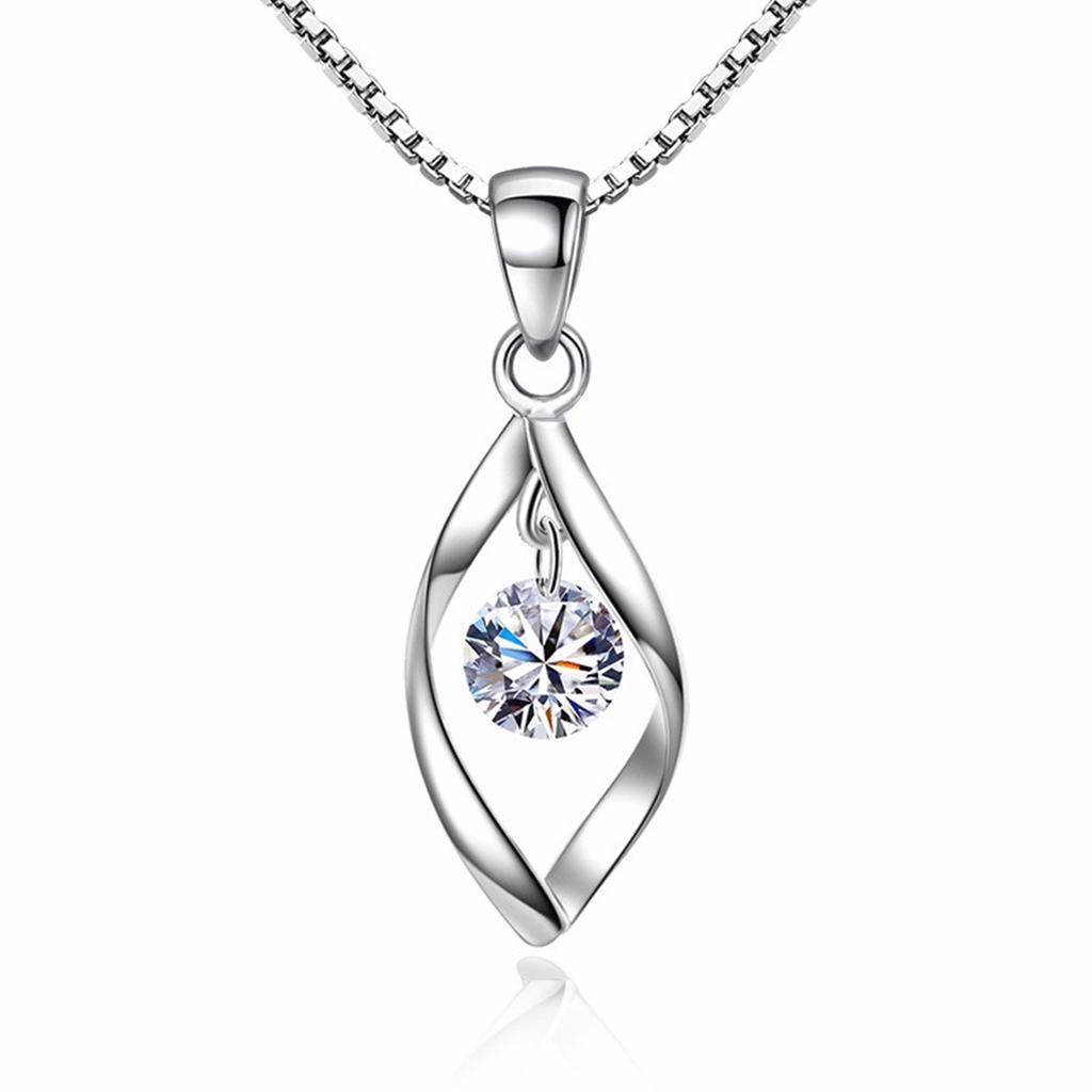 1pcs Necklace + 2pcs Earrings Twisting Diamond Earrings  Girl Jewelry