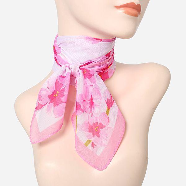 Spring Thin Square Small Handkerchief for Women Summer Decoration Fashionable Neck Protection Scarf Winter Scarf