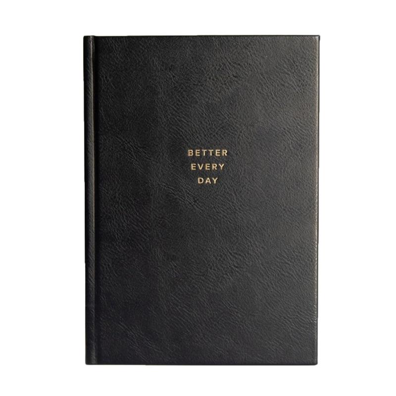 

Portable Better Every Day Journal Notebook with 383 Pages Flexible Ribbon Bookmarks For Journaling Note Taking 20x13.5cm 1