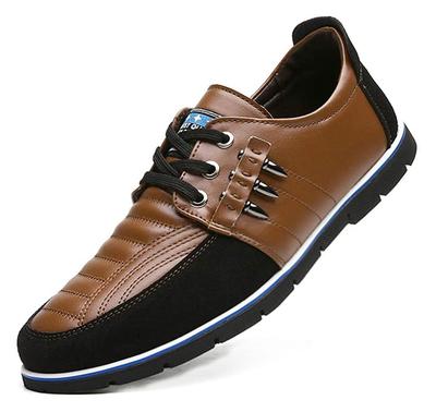 Asifn Leather Casual Size Feet Length Men's Loafers, Oxfords, Lace-Up, Business, Classic, Comfortable, Luxury, Driving, Office, Walking, Moccasins,