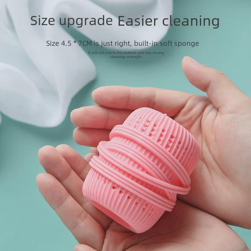 Large Anti-Winding Silicone Laundry Ball - TPE Clothing Cleaning Ball for Washing Machines