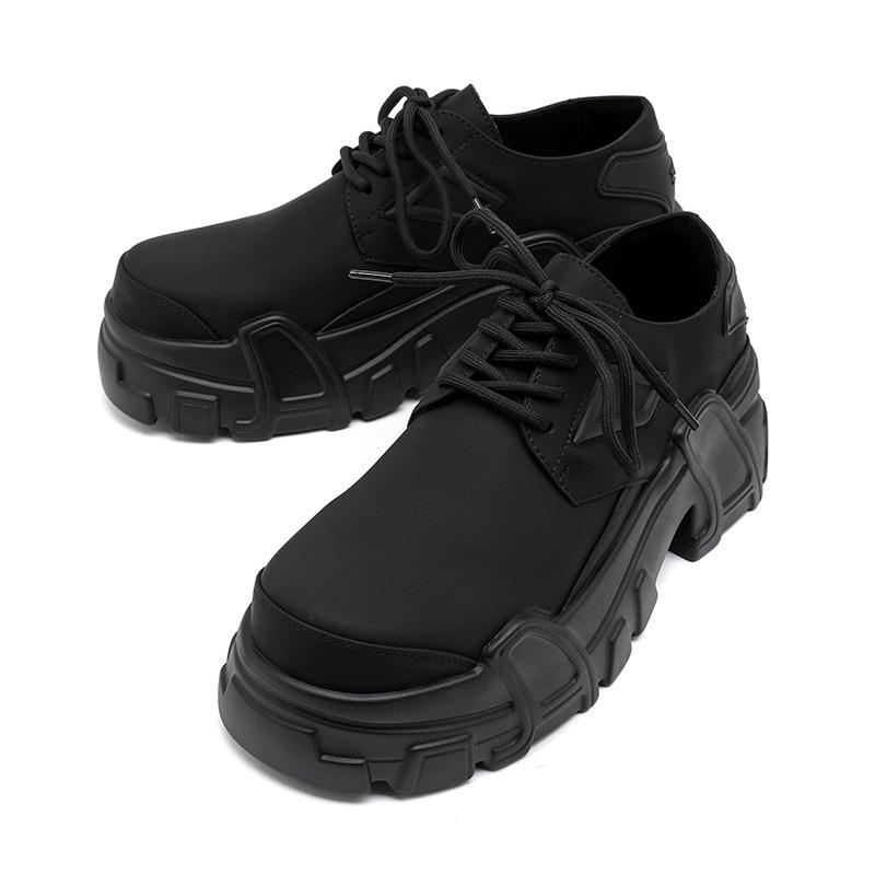 New Derby Shoes Men's Darth Vader Locomotive Shoes Trendy Cool Versatile Comfortable Casual Leather Shoes Trendy Leather Shoes 44323-R