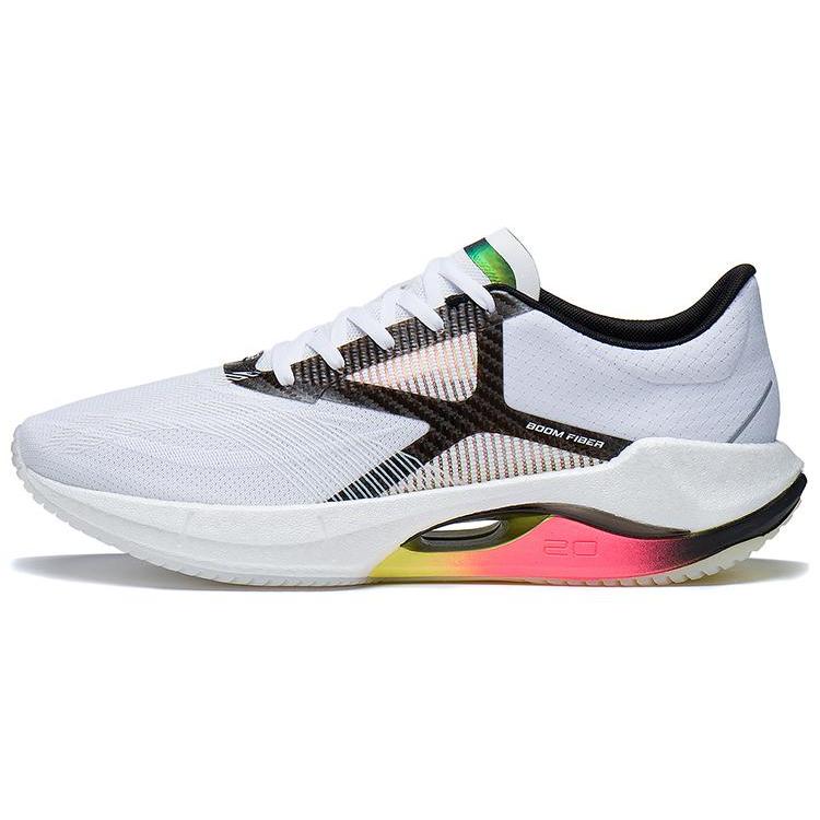 

LiNing Super Light 20 Durable Breathable Low Top Running Shoes Men s White Black 41