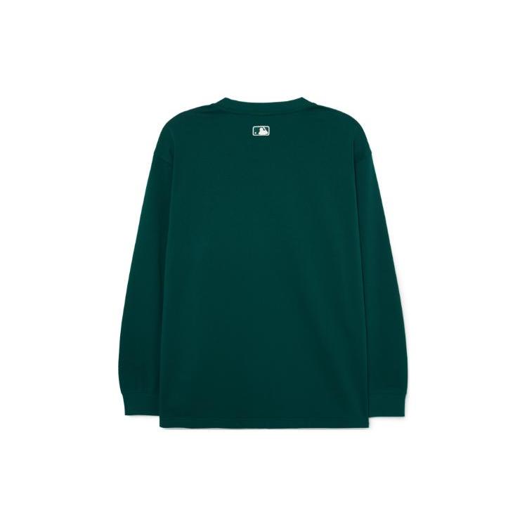 MLB T Shirts Unisex Green Crew Neck Moderate 3ATSV0134-07GND