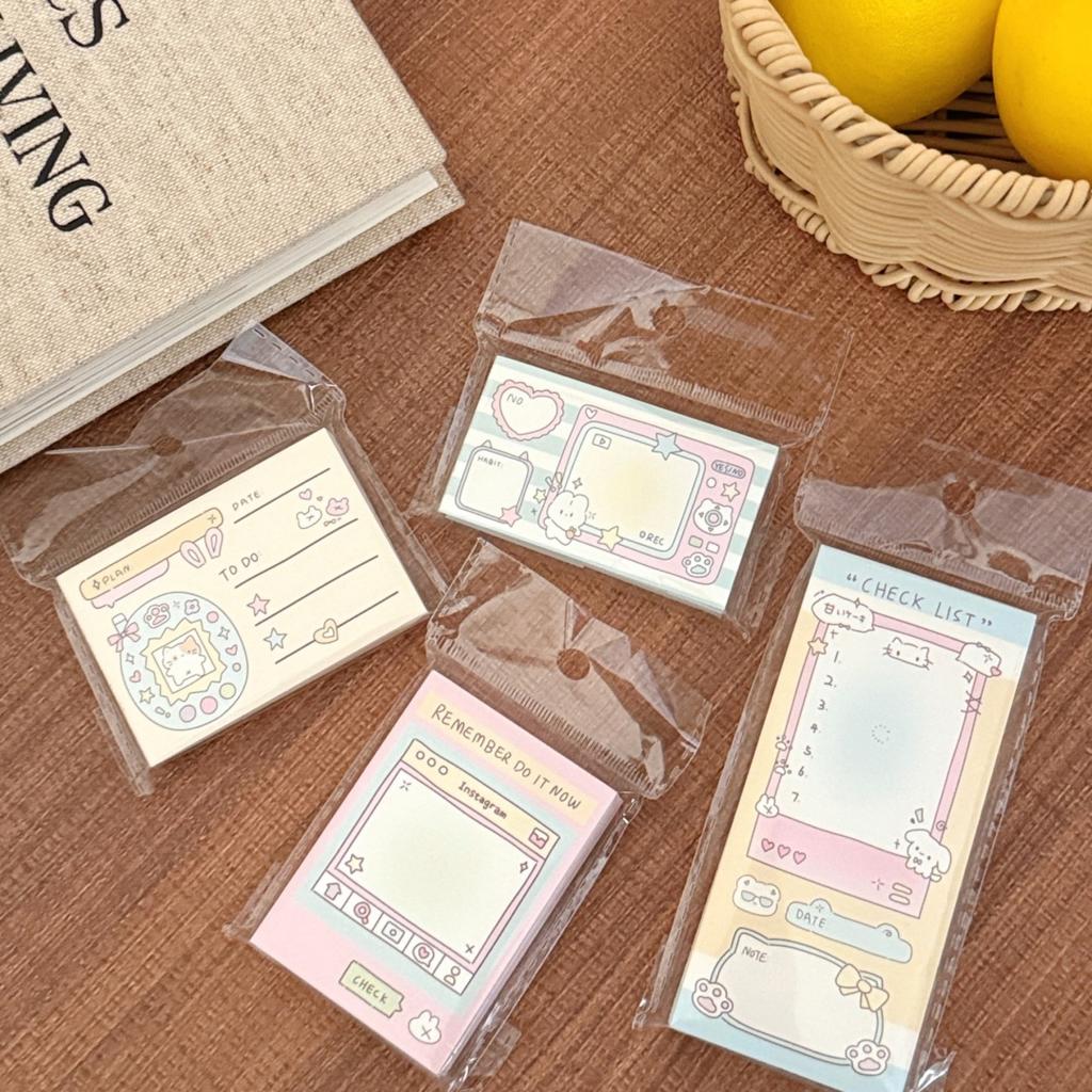 Memo Pads For Students Non-Sticky Non-Sticky Notepads Romantic Notepads Adorable Cute Mini Notepads For School Journaling