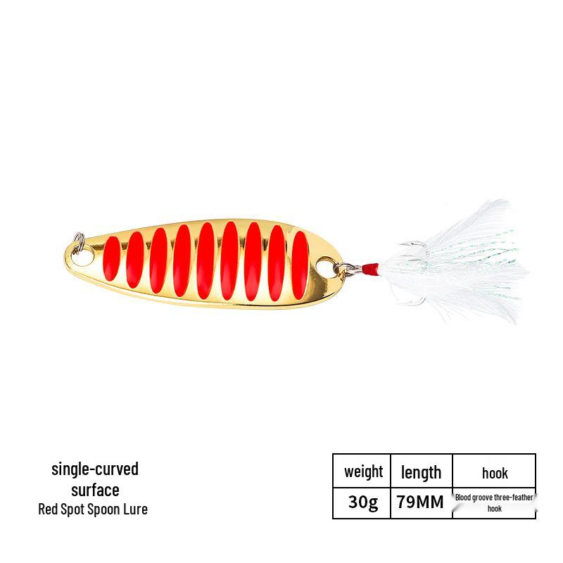 

Изогнутая металлическая блесна с пайетками для черного окуня и белого окуня 2.5g single hook золотой