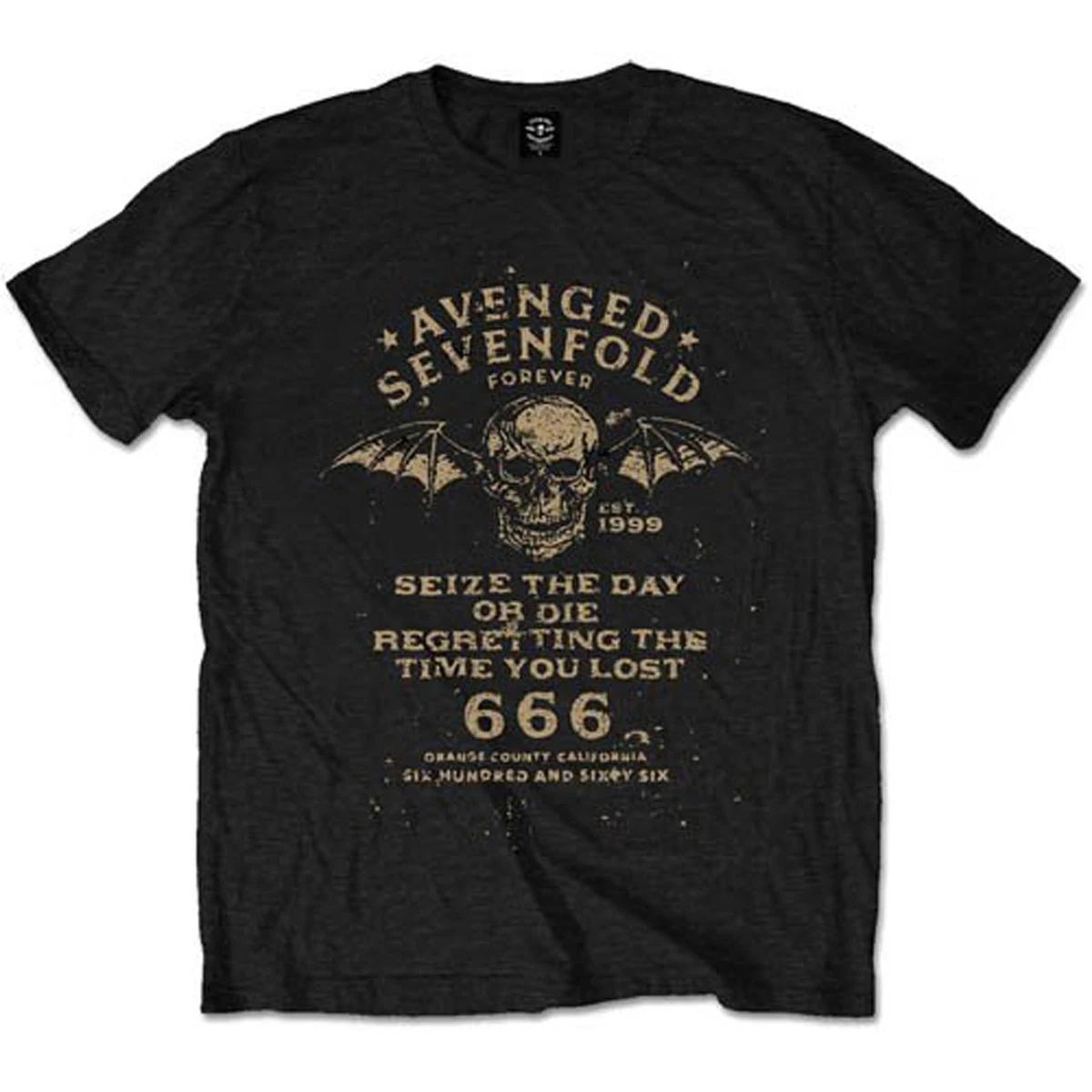 Avenged Sevenfold Seize the Day Rock Metal Official Mens Unisex T-Shirt S