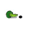 Original Cartoon Enamel Alloy Brooch Mixed Vegetable Animal Corn Mouse Broccoli Crocodile Potato Hippo Chicken Badge for Clothes Backpack