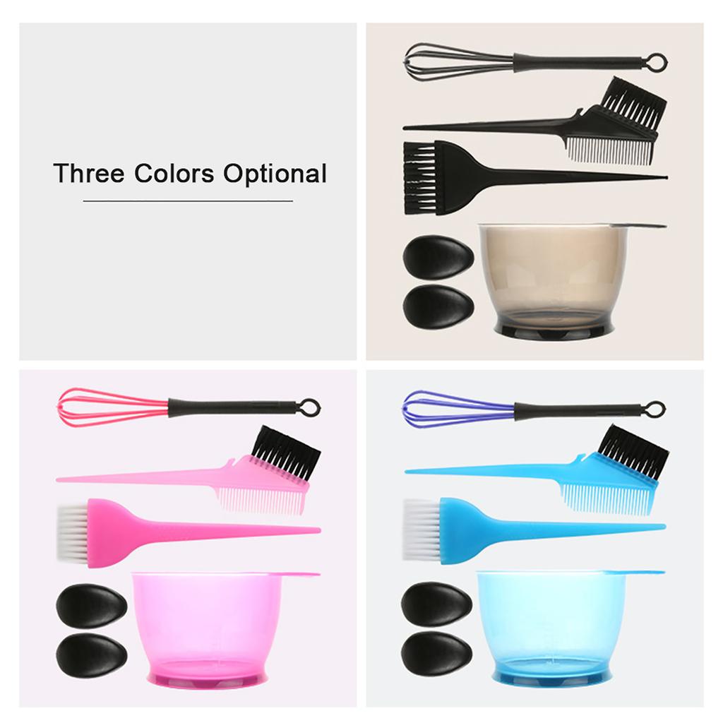 5PCS Hair Dye Color Brush and Bowl Set Ear   Dye Mixer Hair Tint Dying Coloring Applicator