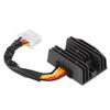 Yctze Motorcycle Regulator Rectifier, Motorcycle Voltage Regulator Rectifier for Kawasaki EN400EN500 EL250 EL252 Z750EX400