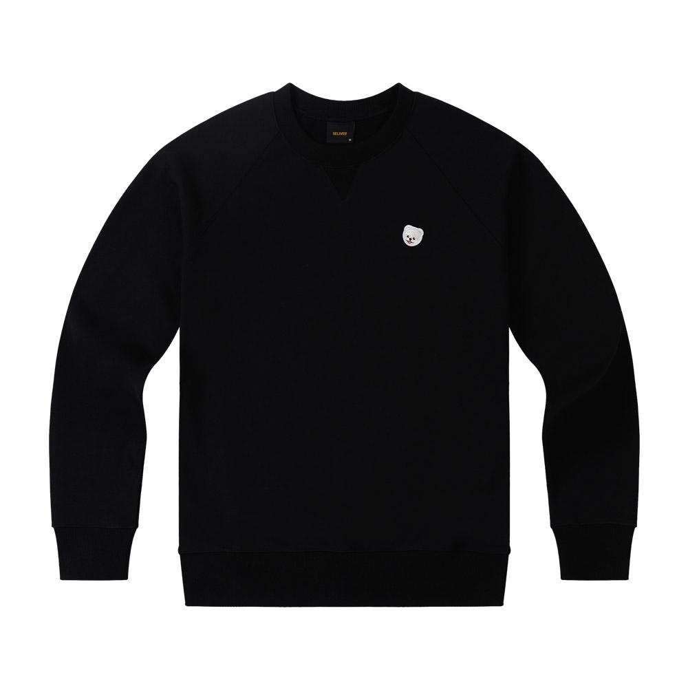 Seriver White Pome Patch Реглан Mtm Чёрный L