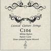 C104 Guitar Strings Acoustic Folk Guitar Brilliant Sound Quality Silver-plated Copper Alloy Wound Nylon Core Strings