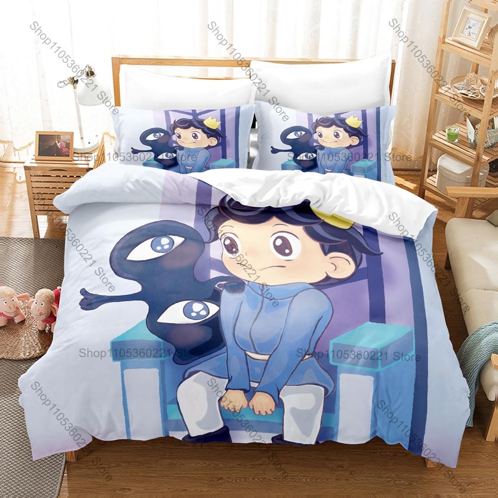 Cool Anime Ranking of Kings Bedding Set Duvet Cover + 2 Pillowcases Lovely Cartoon Pattern Comfortable Bed Linens