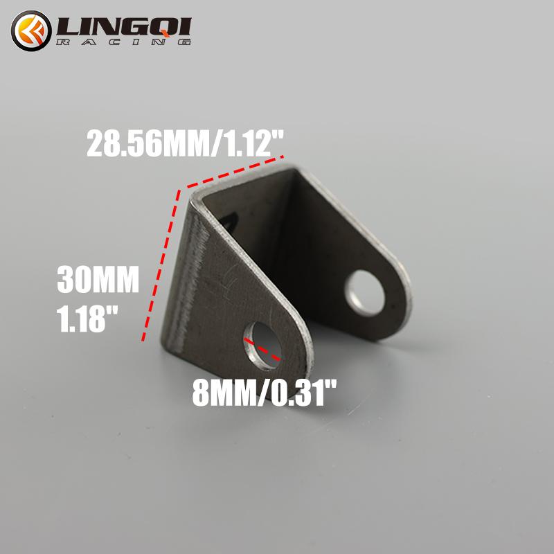 LESQUE Shock Absorber Flat Fork Bracket U-Shaped Fixed Supporting Seat For Motorcycle ATV Dirt Pit Bike Go Kart UTV Buggy