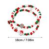 Festival Santa And Snowman Designs Soft Clay Beaded Bracelet 18cm Adjustable Length 3 Unique Styles Lightweight Jewelry