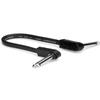 Hosa CFP-606 Flat Patch Cables, Thin Right-Angle Plugs, Lightweight and Flat, 15cm LL [Set of 6]