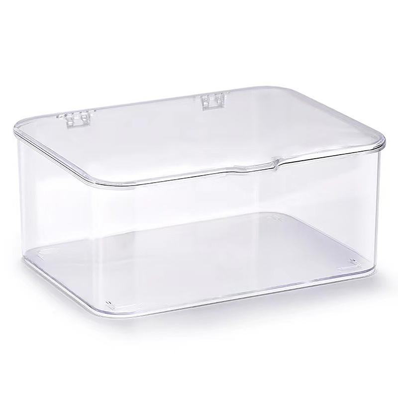 

Настольный ящик для хранения Косметика Прозрачная корзина Ящик для масок для лица Пылезащитный Маска для лица Маска для лица Сортировочный ящик прозрачный