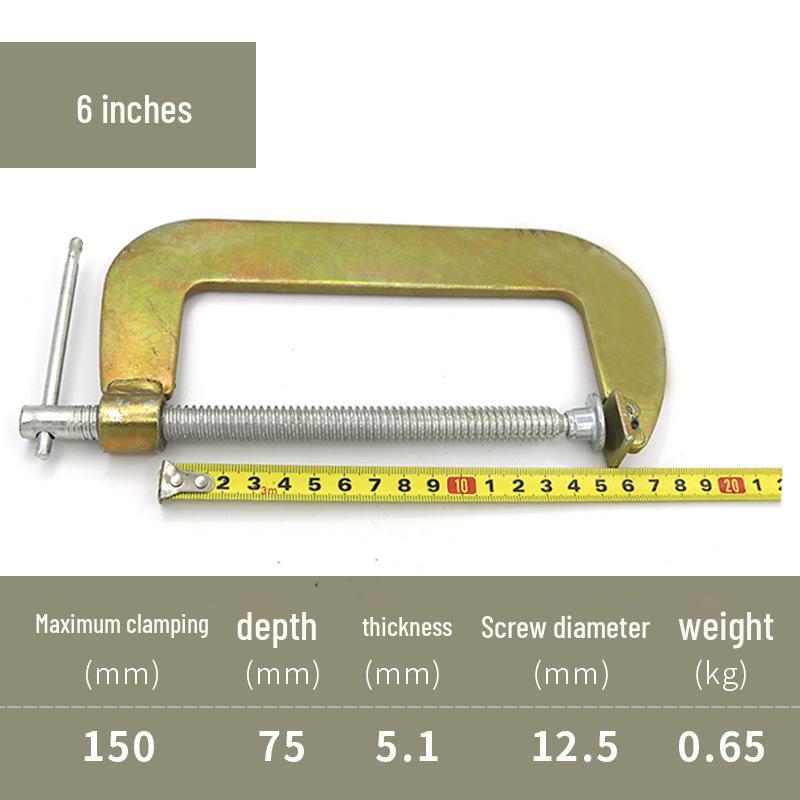 Heavy Duty Quick-Fix Woodworking Clamps: F-Clamp, G-Clamp, G-Type, Hose Clamp, Panel Clamp