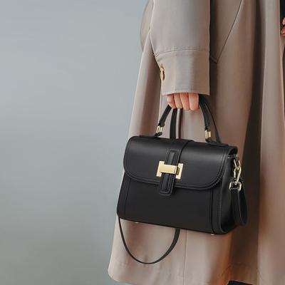 Bag Women's New Autumn and Winter Portable Crossbody Leather Women's Bag Premium Sense Large Capacity Mom Bag Luggage