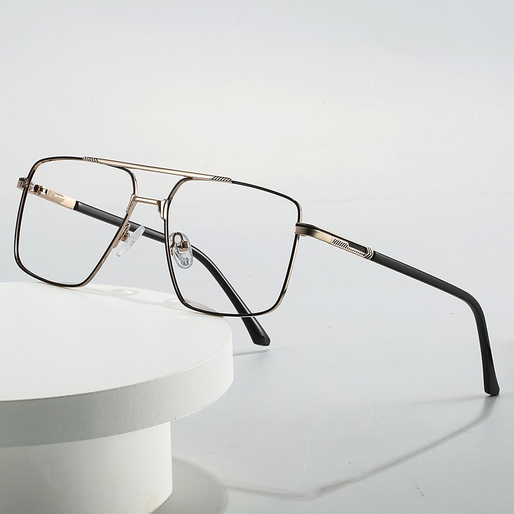 2024 Men's Anti-Blue Light Metal Business Glasses: Anti-Radiation Optical Frames