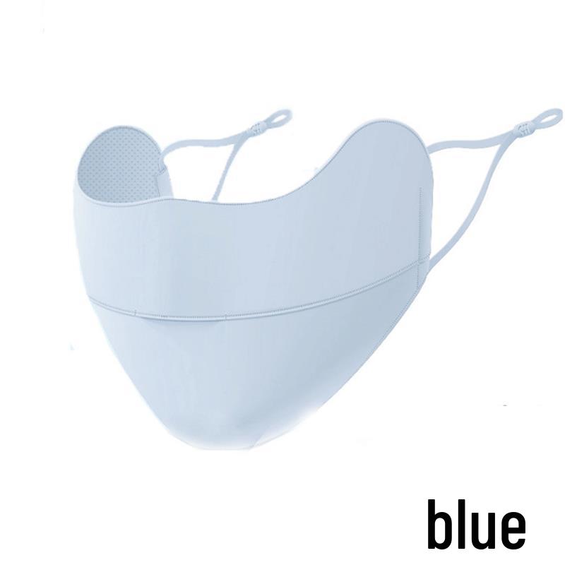 Ice Silk Women's Sunscreen Mask: UV Protection, Breathable, Stylish Design, Protects Eye Corners, 2024 Edition