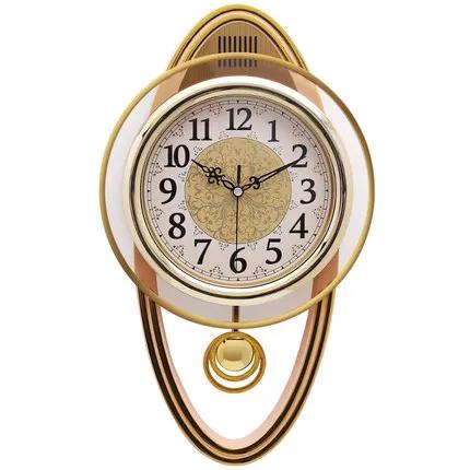 

Vintage Large Swing Wall Clock Pendulum Clock Wall Decor Kitchen Living Room Decoration Shabby Chic Horloge Murale Quartz SC156 14 inch