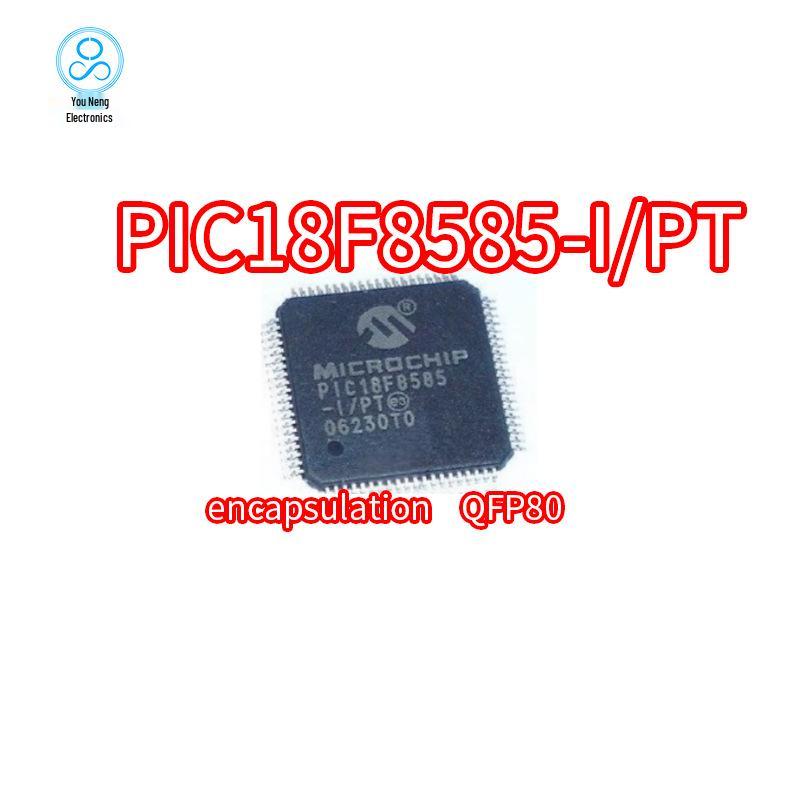 

PIC18F8585-I/PT QFP-80 Surface Mount Microcontroller IC